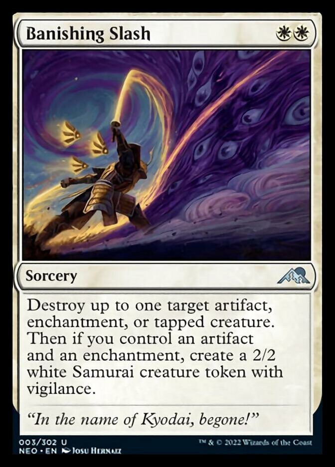 Banishing Slash [Kamigawa: Neon Dynasty] | Devastation Store