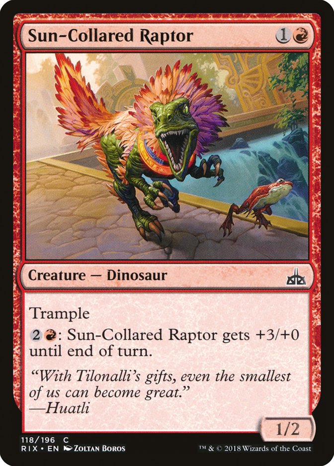 Sun-Collared Raptor [Rivals of Ixalan] - Devastation Store | Devastation Store