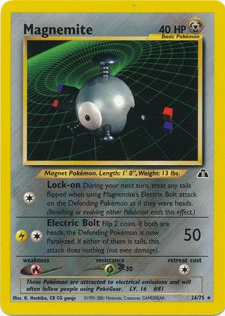 Magnemite (26/75) [Neo Discovery Unlimited] | Devastation Store