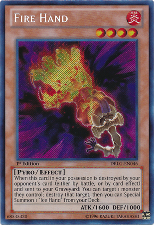 Fire Hand [DRLG-EN046] Secret Rare | Devastation Store
