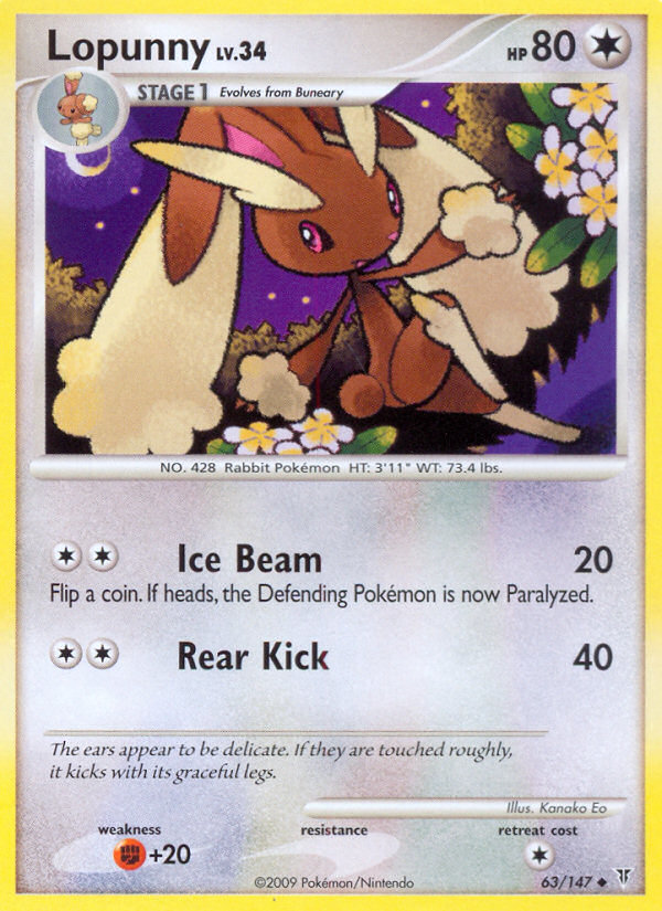 Lopunny (63/147) [Platinum: Supreme Victors] | Devastation Store