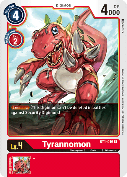 Tyrannomon [BT1-016] [Release Special Booster Ver.1.0] | Devastation Store