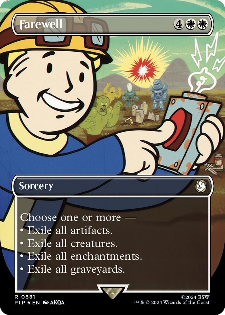 Farewell (Borderless) (Surge Foil) [Fallout] | Devastation Store