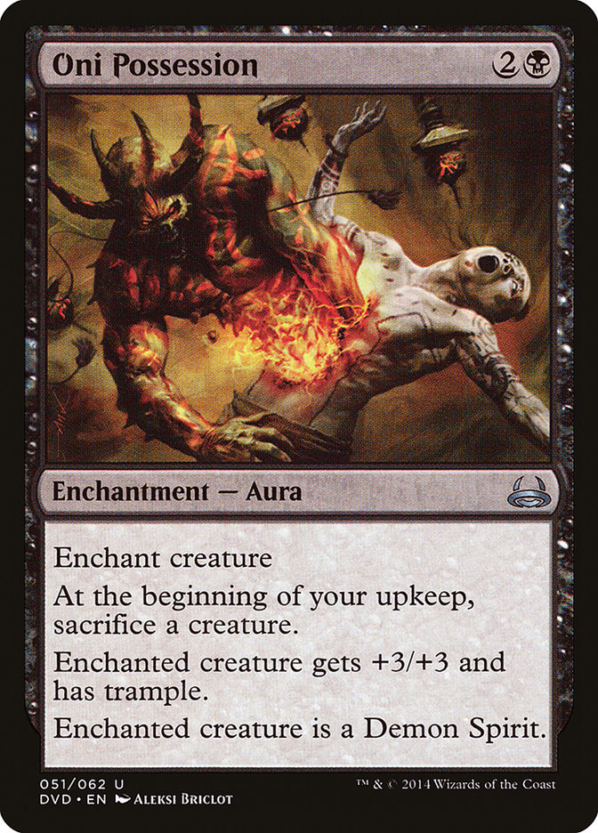 Oni Possession (Divine vs. Demonic) [Duel Decks Anthology] - Devastation Store | Devastation Store