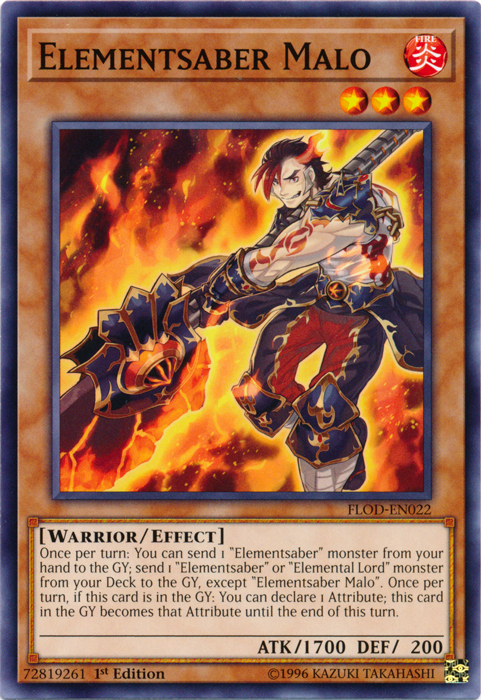 Elementsaber Malo [FLOD-EN022] Common | Devastation Store