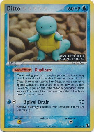 Ditto (64/113) (Stamped) [EX: Delta Species] | Devastation Store