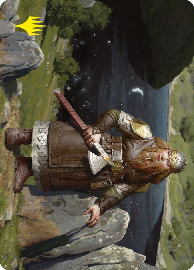 Mirrormere Guardian Art Card (Gold-Stamped Signature) [The Lord of the Rings: Tales of Middle-earth Art Series] | Devastation Store
