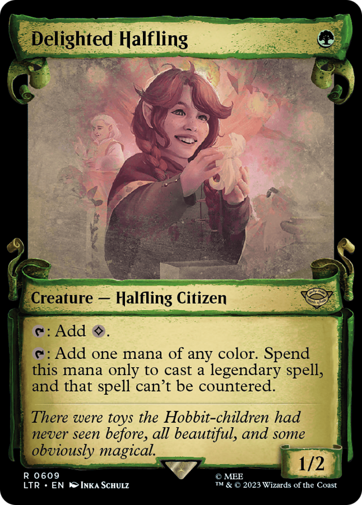 Delighted Halfling [The Lord of the Rings: Tales of Middle-Earth Showcase Scrolls] | Devastation Store