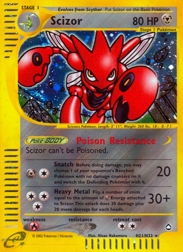 Scizor (H21/H32) [Aquapolis] | Devastation Store