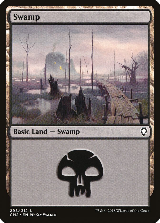 Swamp (298) [Commander Anthology Volume II] | Devastation Store