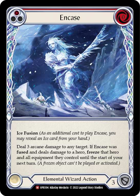 Encase [UPR104] (Uprising)  Rainbow Foil | Devastation Store