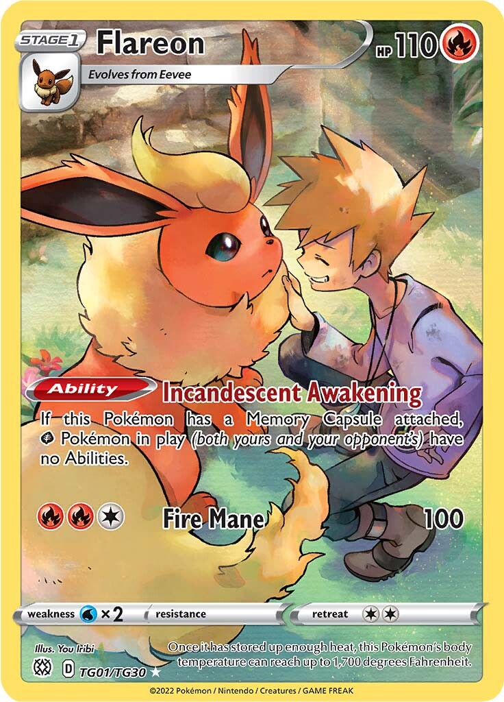 Flareon (TG01/TG30) [Sword & Shield: Brilliant Stars] | Devastation Store