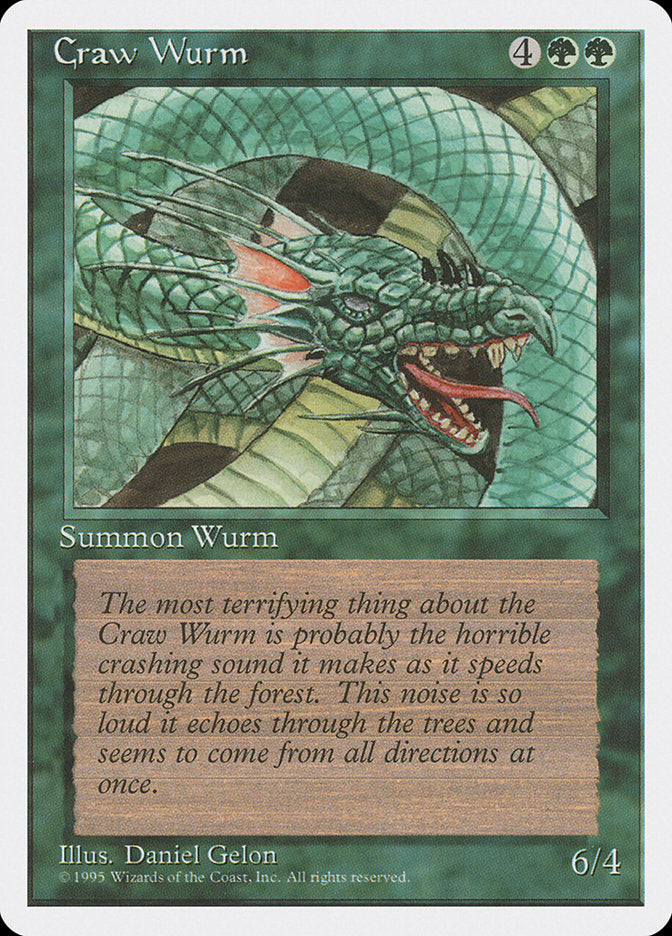 Craw Wurm [Fourth Edition] - Devastation Store | Devastation Store