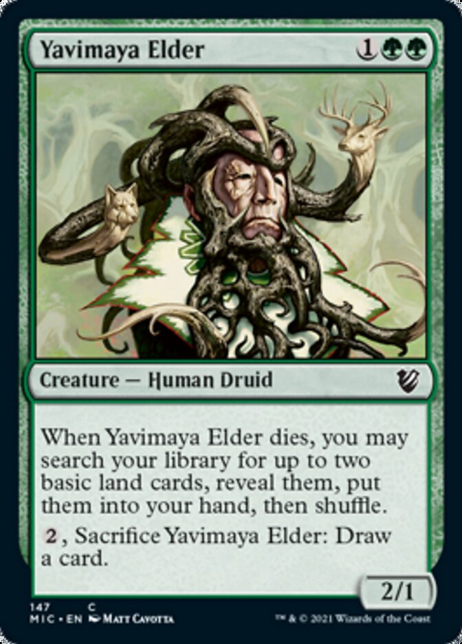 Yavimaya Elder [Innistrad: Midnight Hunt Commander] | Devastation Store
