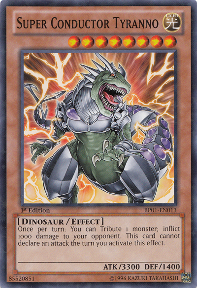 Super Conductor Tyranno [BP01-EN013] Starfoil Rare | Devastation Store