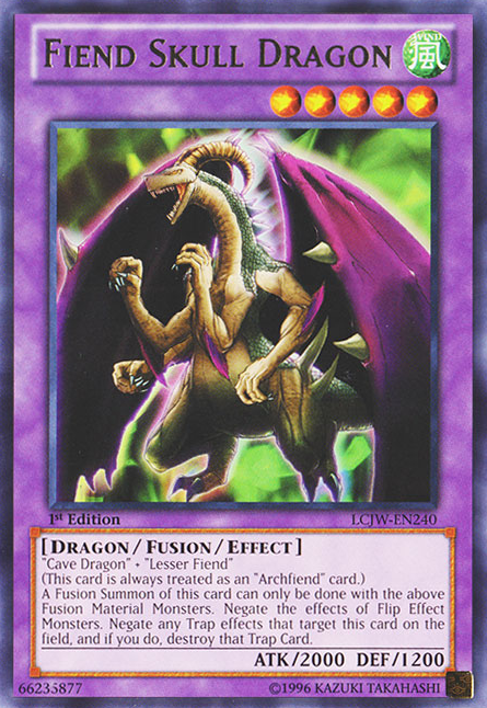 Fiend Skull Dragon [LCJW-EN240] Rare | Devastation Store