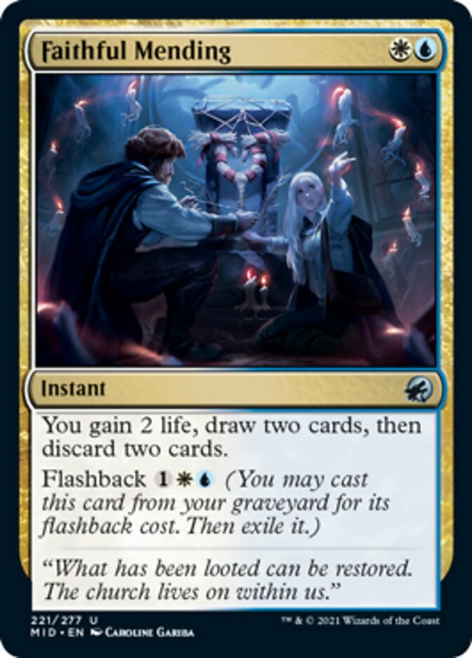 Faithful Mending [Innistrad: Midnight Hunt] | Devastation Store