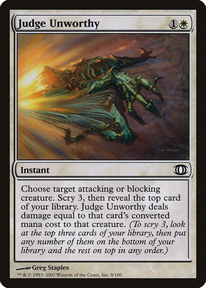 Judge Unworthy [Future Sight] - Devastation Store | Devastation Store