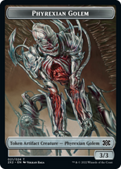Bear // Phyrexian Golem Double-sided Token [Double Masters 2022 Tokens] | Devastation Store
