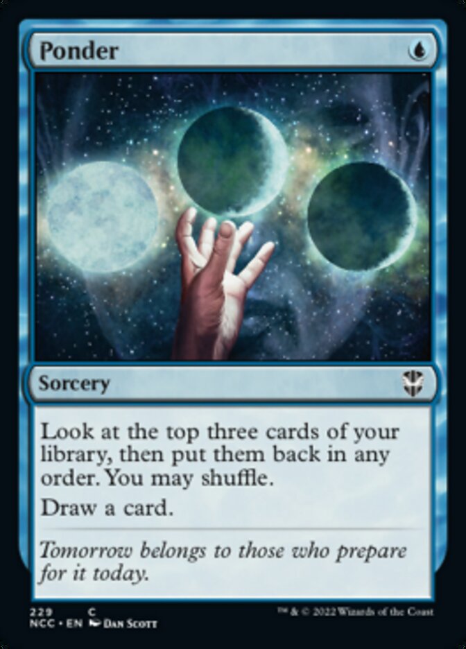 Ponder [Streets of New Capenna Commander] | Devastation Store