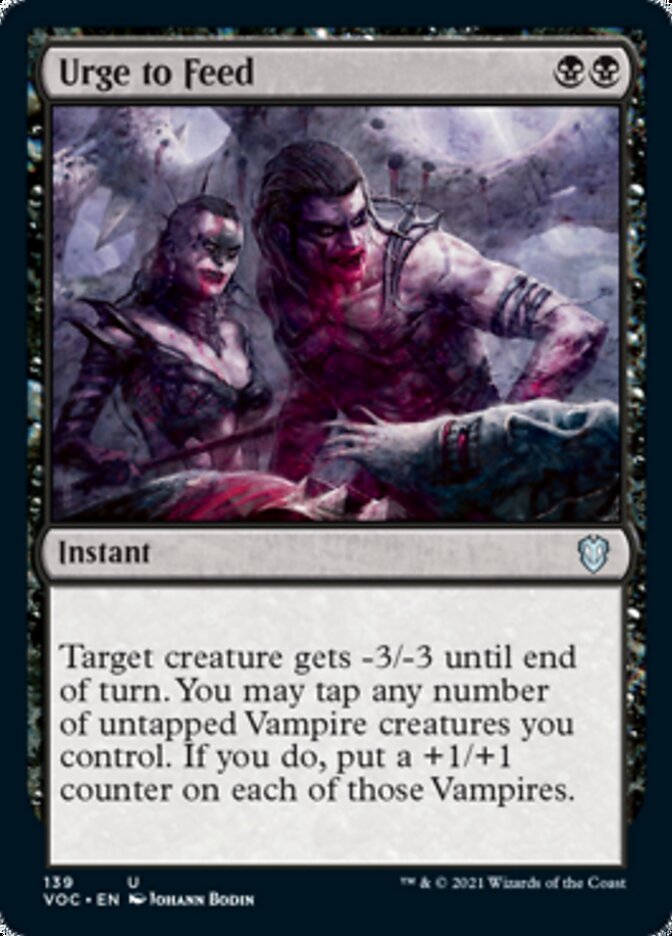 Urge to Feed [Innistrad: Crimson Vow Commander] | Devastation Store