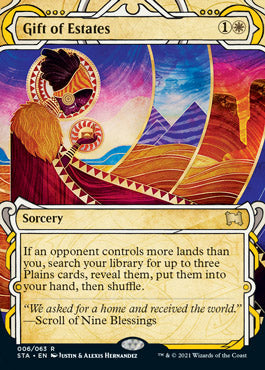 Gift of Estates (Etched Foil) [Strixhaven Mystical Archive] | Devastation Store