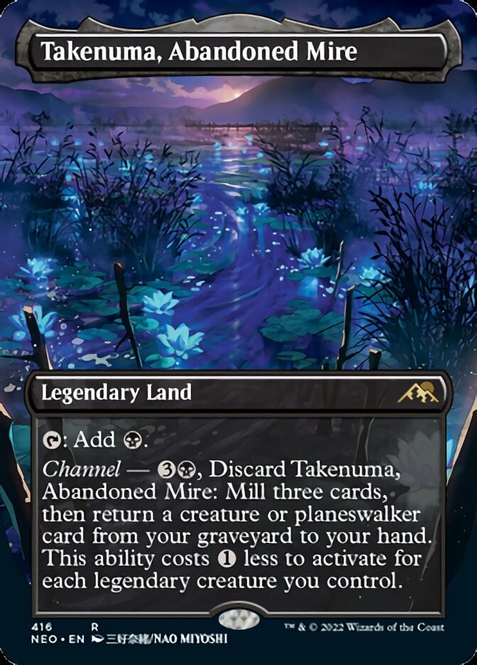 Takenuma, Abandoned Mire (Borderless) [Kamigawa: Neon Dynasty] | Devastation Store