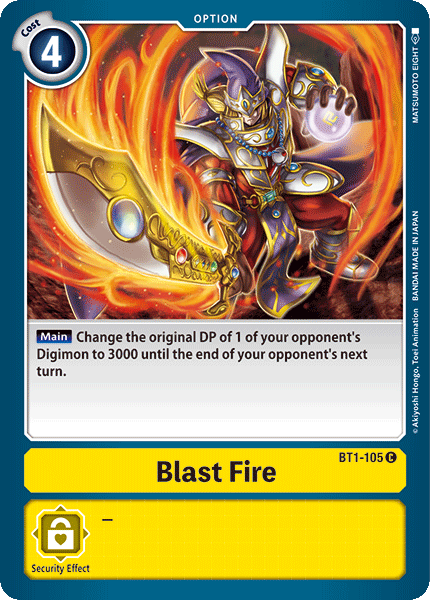 Blast Fire [BT1-105] [Release Special Booster Ver.1.0] | Devastation Store