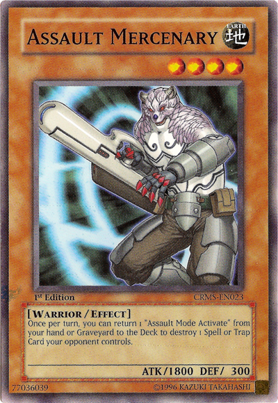 Assault Mercenary [CRMS-EN023] Common | Devastation Store