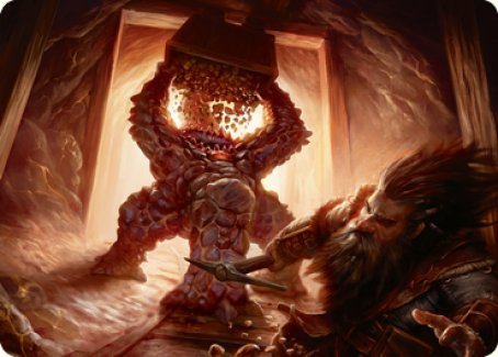 Xorn Art Card [Dungeons & Dragons: Adventures in the Forgotten Realms Art Series] | Devastation Store