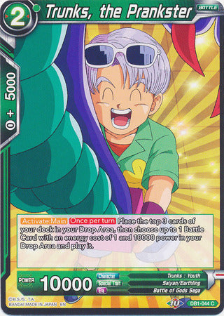 Trunks, the Prankster (DB1-044) [Dragon Brawl] | Devastation Store