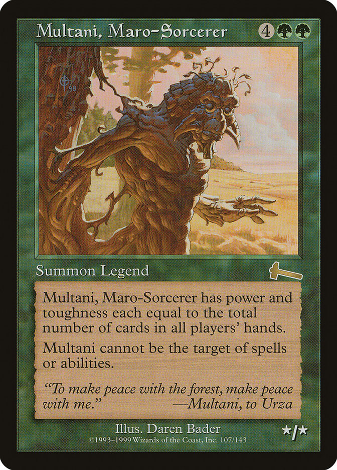 Multani, Maro-Sorcerer [Urza's Legacy] - Devastation Store | Devastation Store