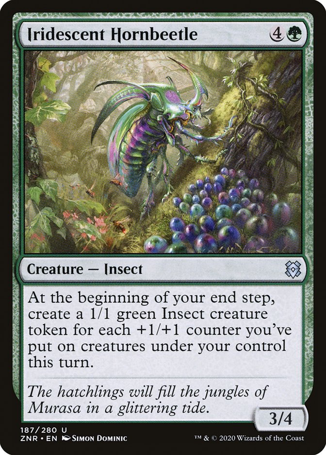 Iridescent Hornbeetle [Zendikar Rising] | Devastation Store