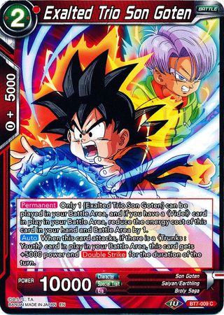 Exalted Trio Son Goten [BT7-009] | Devastation Store