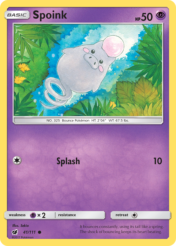 Spoink (41/111) [Sun & Moon: Crimson Invasion] | Devastation Store