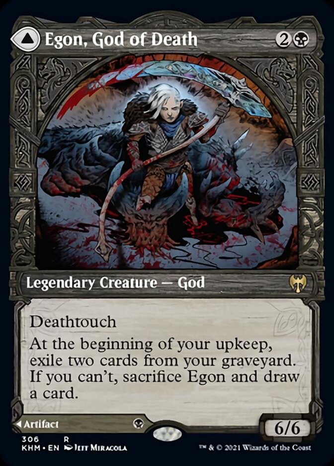 Egon, God of Death // Throne of Death (Showcase) [Kaldheim] | Devastation Store