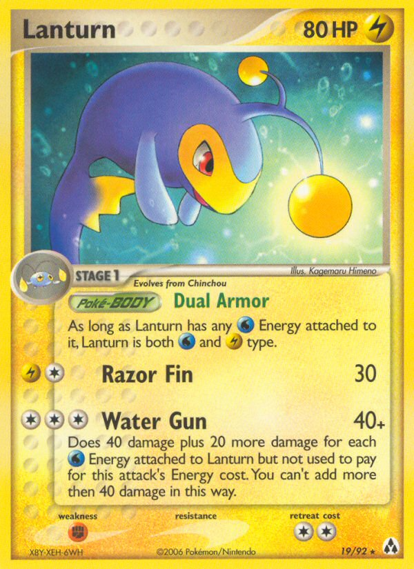 Lanturn (19/92) [EX: Legend Maker] | Devastation Store
