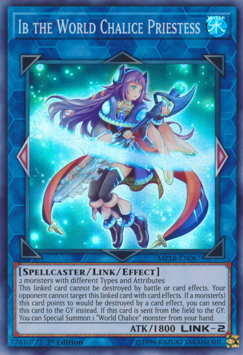 Ib the World Chalice Priestess [MP18-EN067] Super Rare | Devastation Store