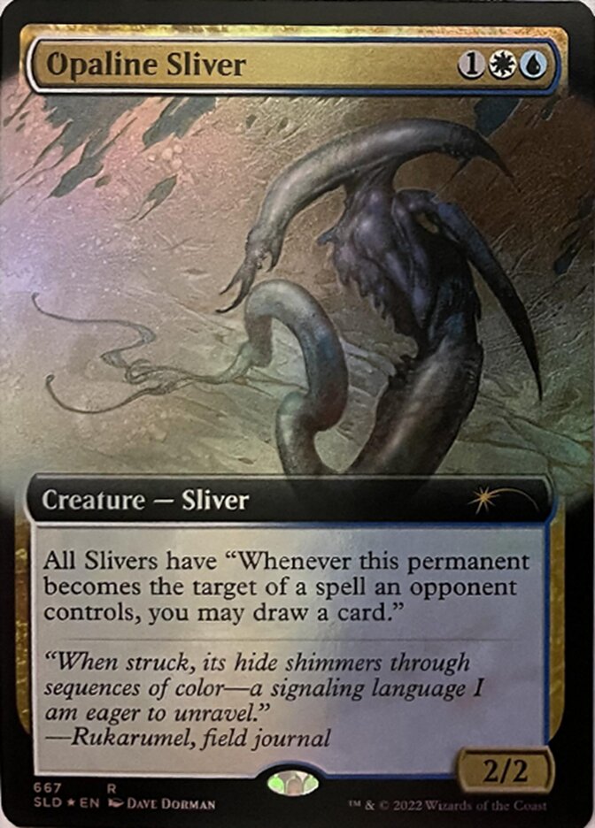Opaline Sliver (Extended Art) [Secret Lair Drop Promos] | Devastation Store