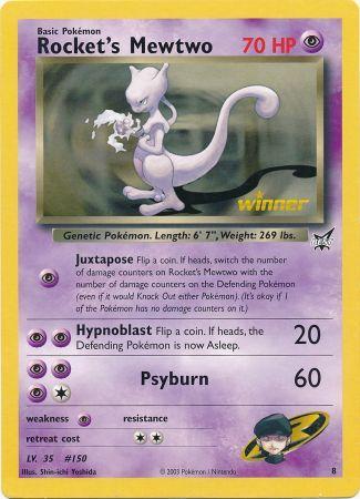 Rocket's Mewtwo (8) (Jumbo Card) [Best of Promos] | Devastation Store