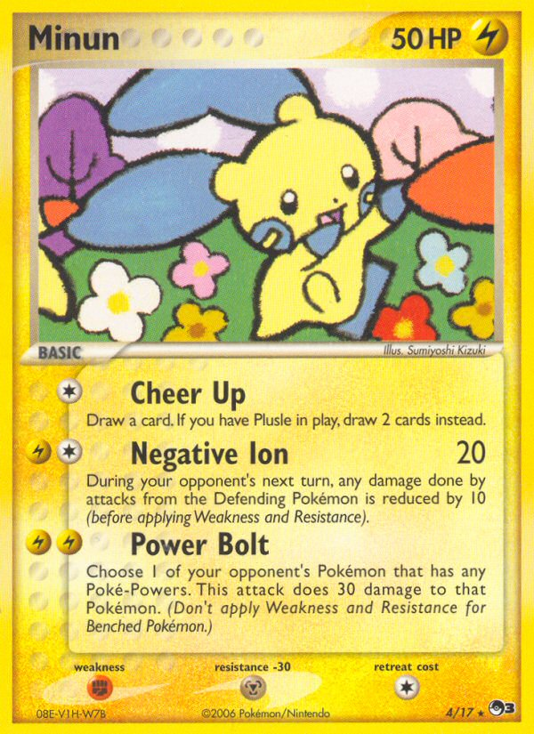 Minun (4/17) [POP Series 3] | Devastation Store