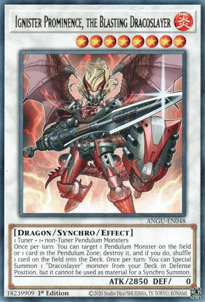 Ignister Prominence, the Blasting Dracoslayer (Rare) [ANGU-EN048] Rare | Devastation Store