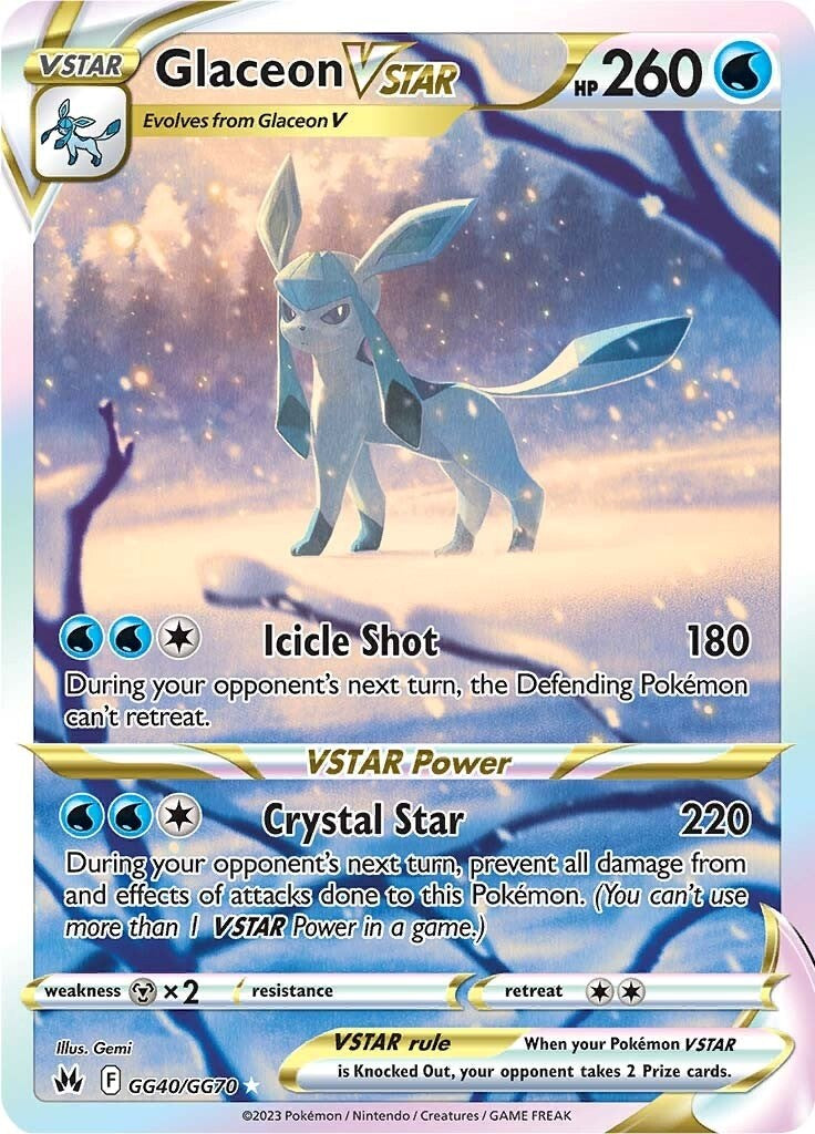 Glaceon VSTAR (GG40/GG70) [Sword & Shield: Crown Zenith] | Devastation Store