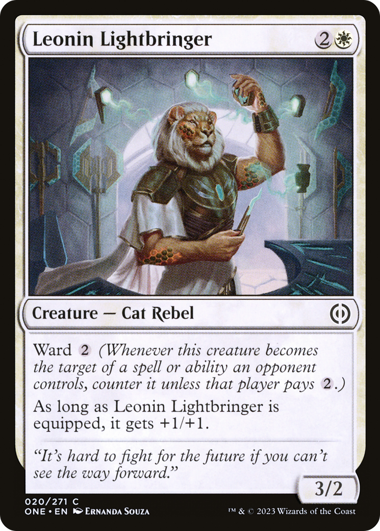 Leonin Lightbringer [Phyrexia: All Will Be One] | Devastation Store