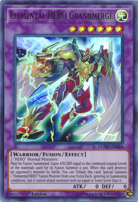 Elemental Hero Grandmerge [DUPO-EN004] Ultra Rare | Devastation Store