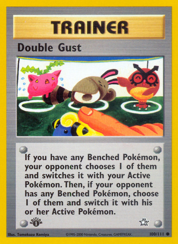 Double Gust (100/111) [Neo Genesis 1st Edition] | Devastation Store