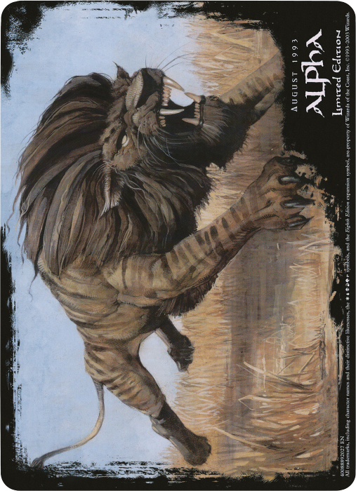 Savannah Lions (Oversized) [Eighth Edition Box Topper] | Devastation Store