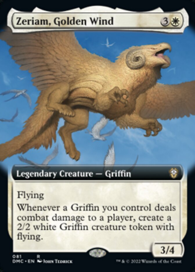 Zeriam, Golden Wind (Extended Art) [Dominaria United Commander] | Devastation Store