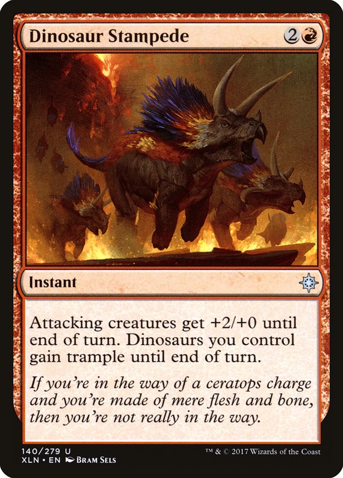 Dinosaur Stampede [Ixalan] | Devastation Store