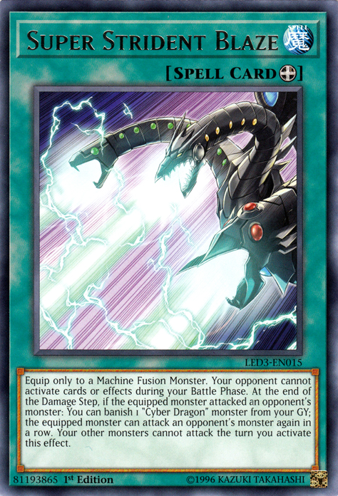 Super Strident Blaze [LED3-EN015] Rare | Devastation Store